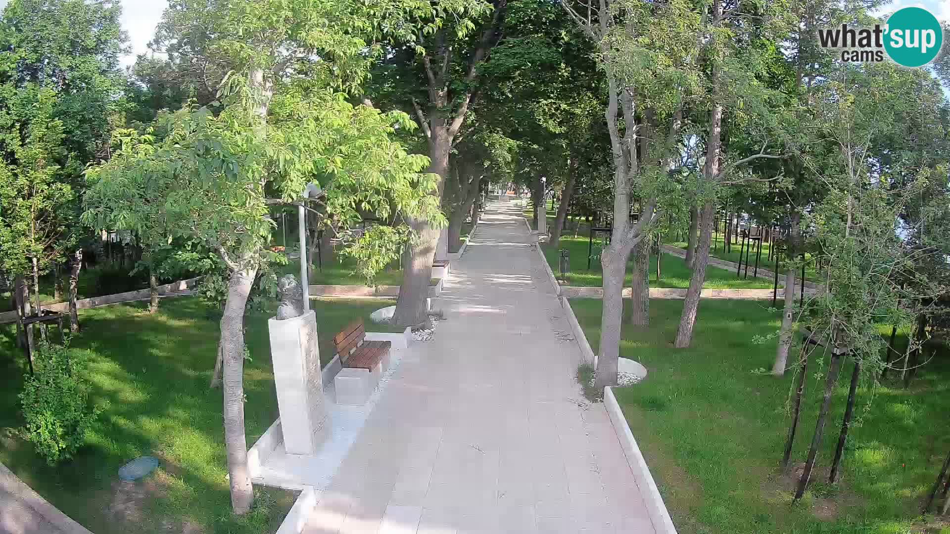 Writers’ Park Webcam Senj – Live by the Sea