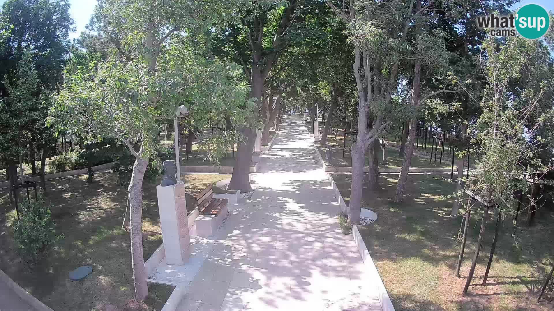 Writers’ Park Webcam Senj – Live by the Sea