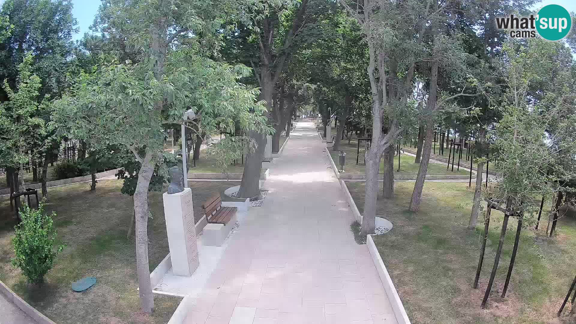 Writers’ Park Webcam Senj – Live by the Sea