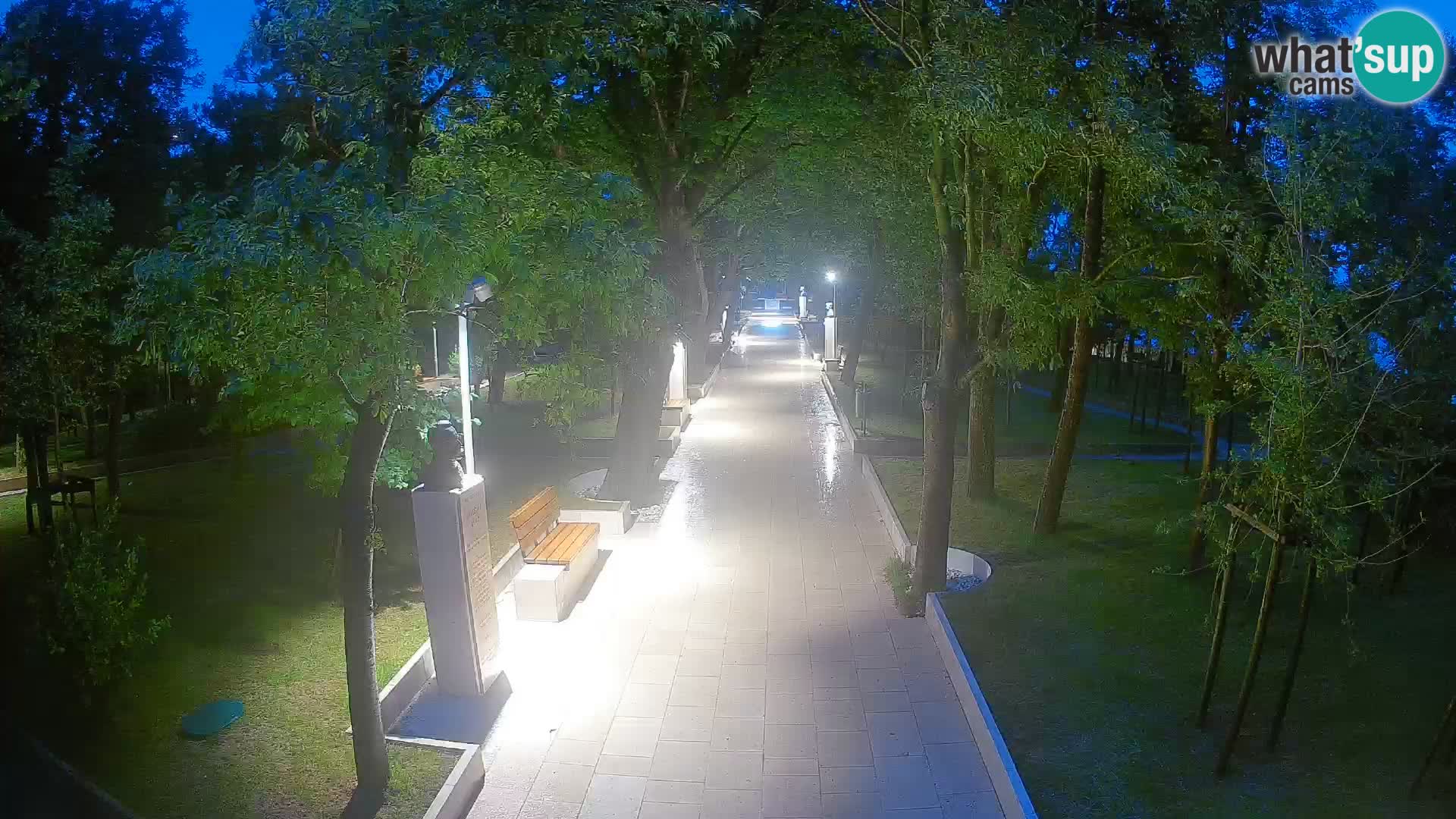 Writers’ Park Webcam Senj – Live by the Sea