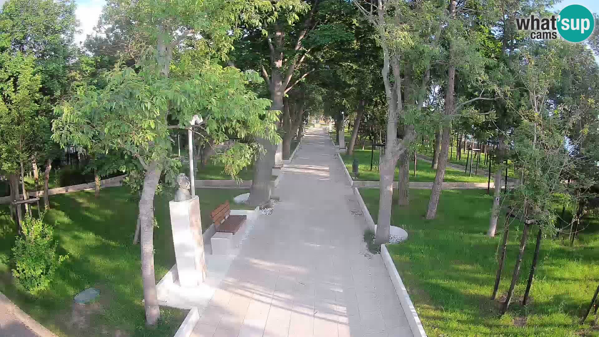 Writers’ Park Webcam Senj – Live by the Sea