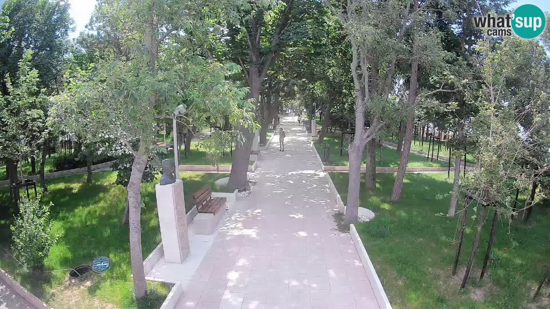 Writers’ Park Webcam Senj – Live by the Sea