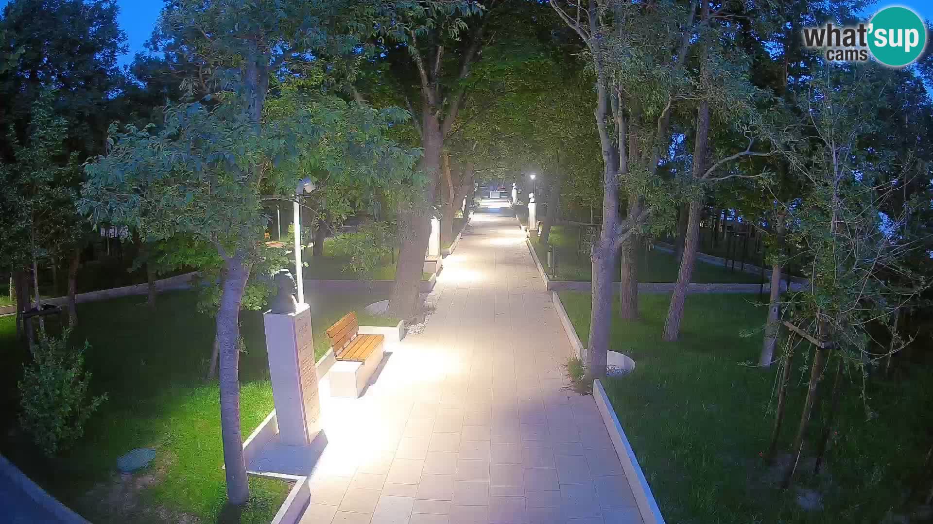 Writers’ Park Webcam Senj – Live by the Sea