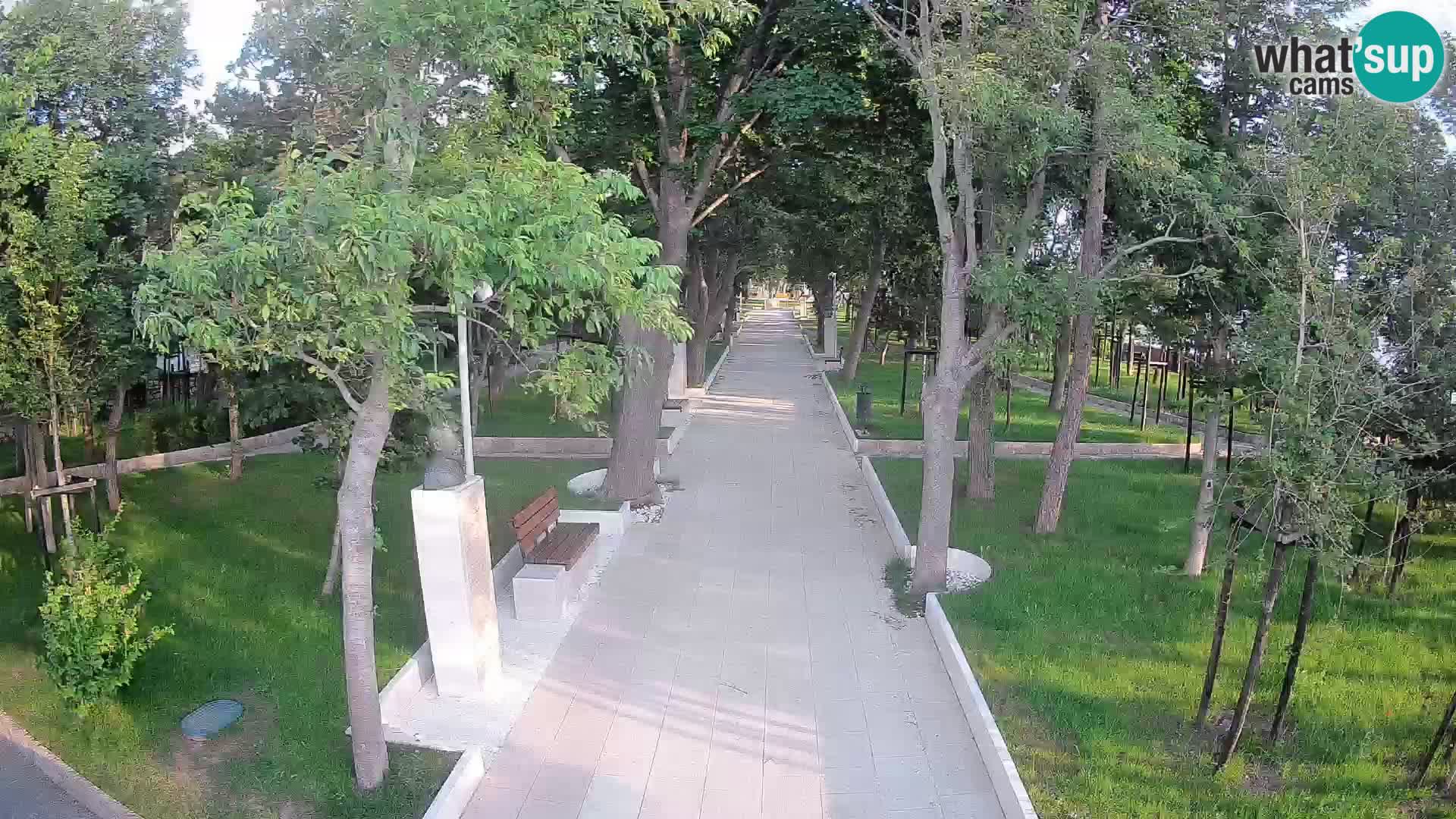 Writers’ Park Webcam Senj – Live by the Sea