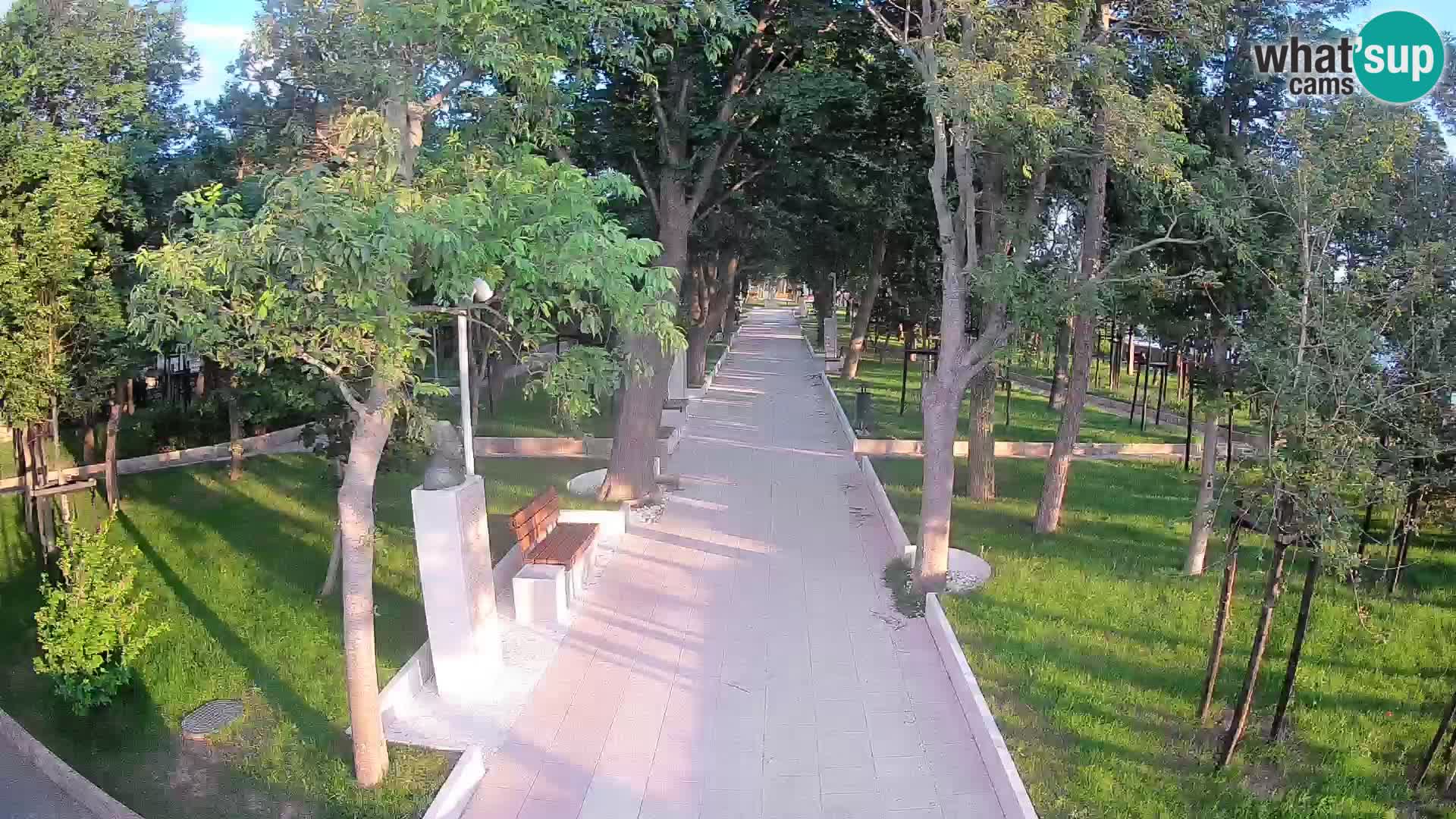 Writers’ Park Webcam Senj – Live by the Sea