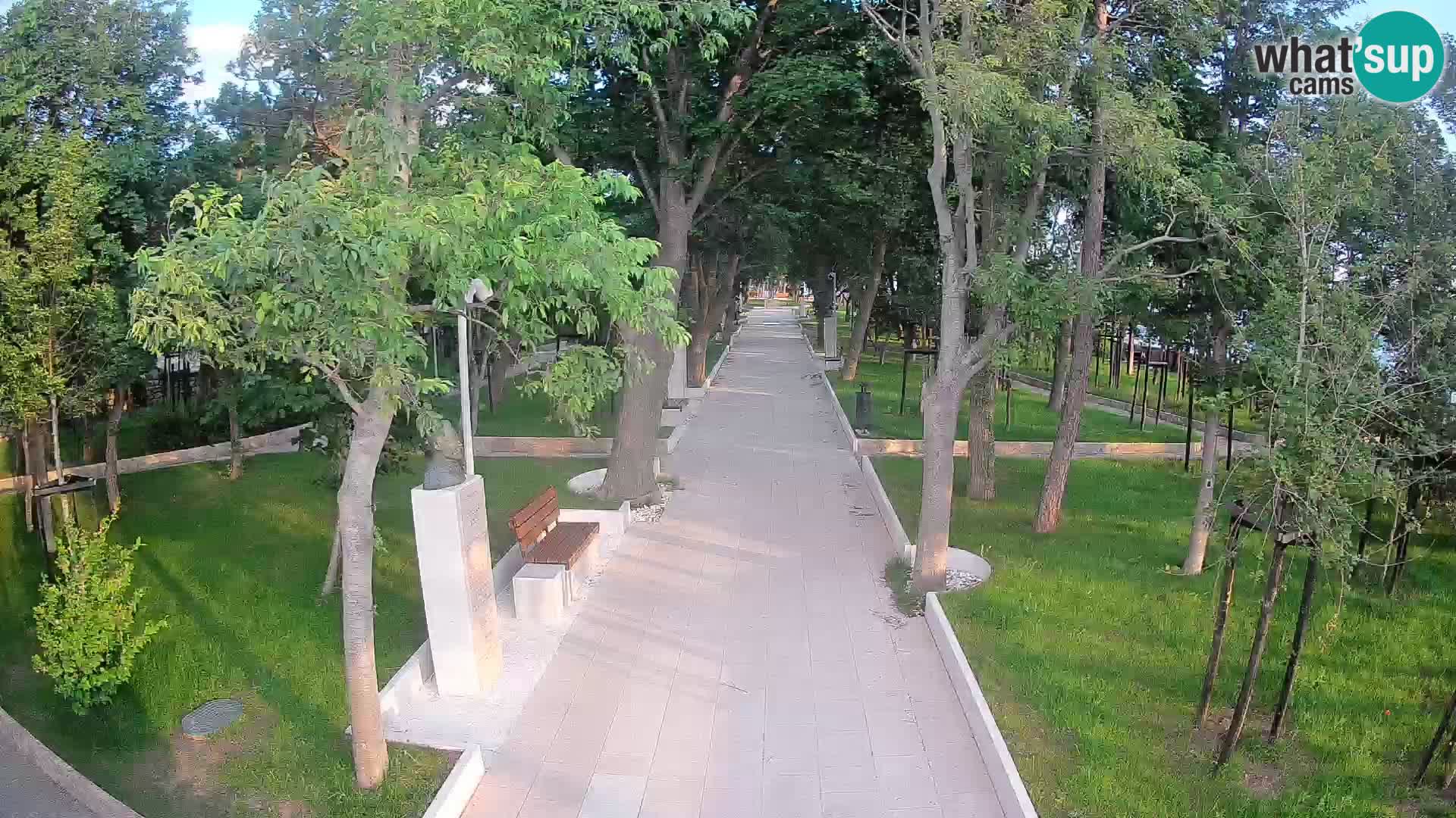 Writers’ Park Webcam Senj – Live by the Sea