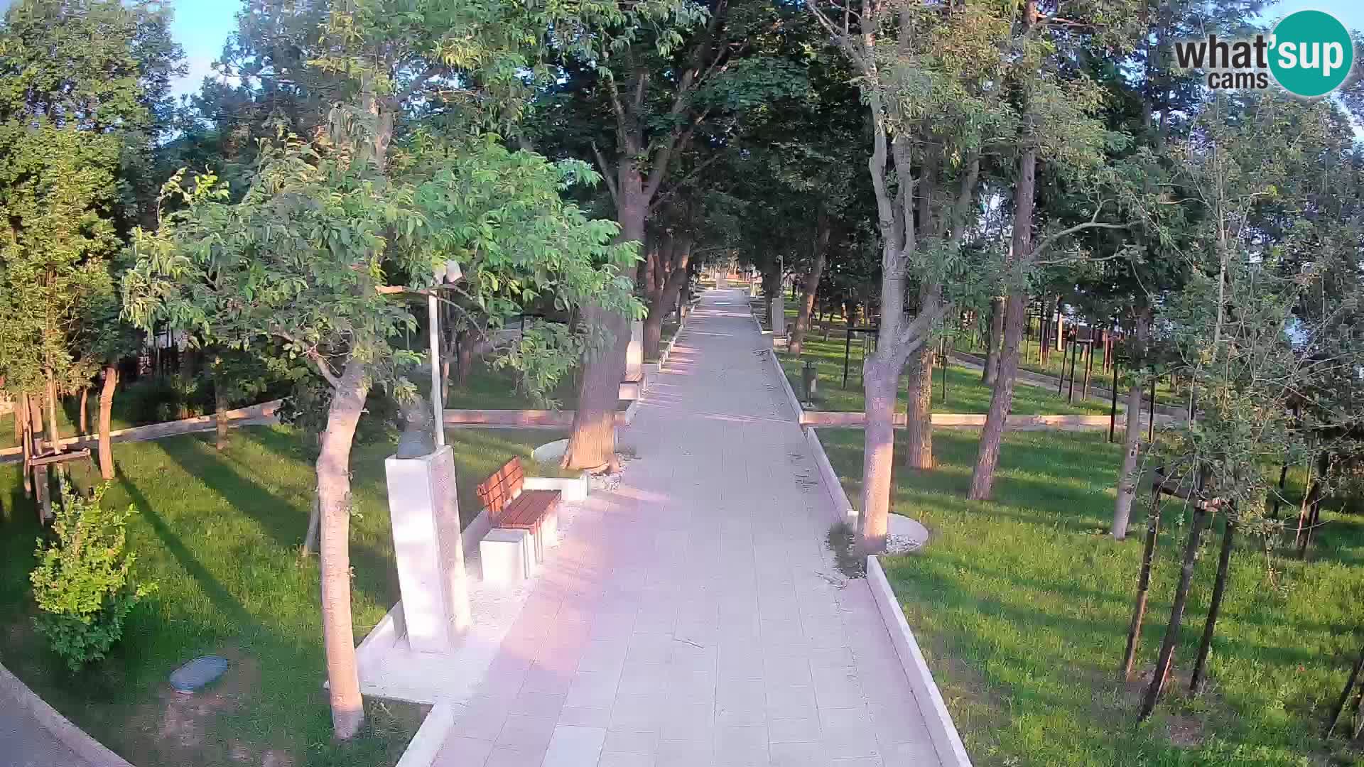 Webcam Schriftstellerpark Senj – Live am Meer