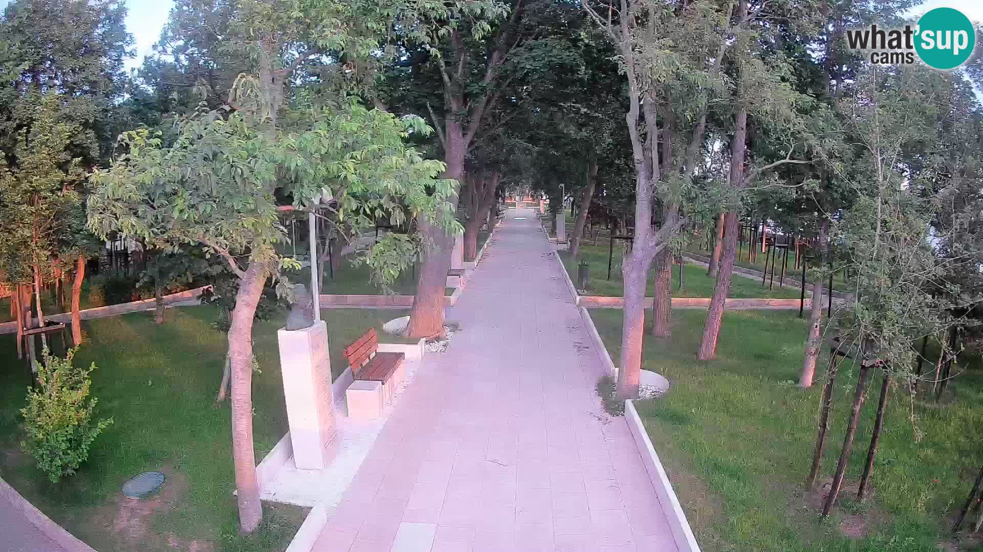 Writers’ Park Webcam Senj – Live by the Sea