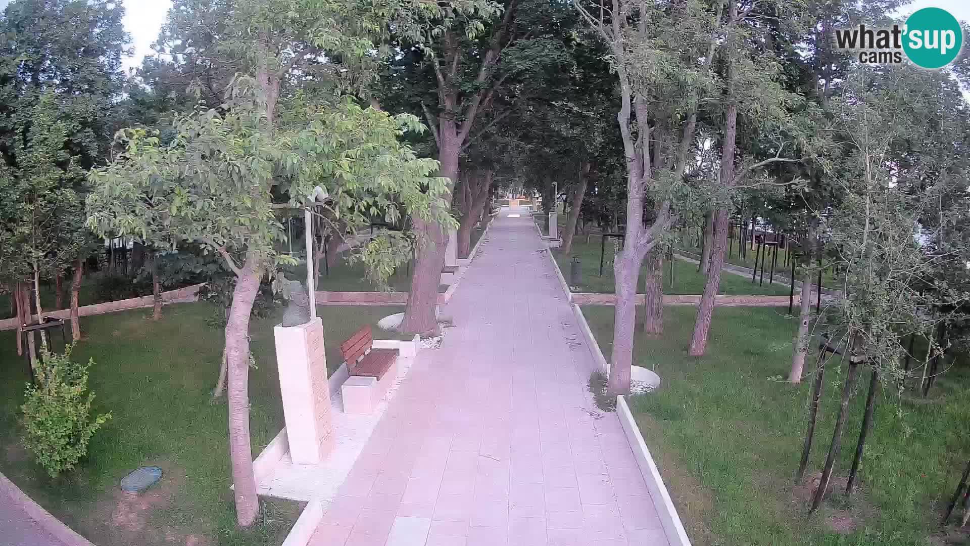 Writers’ Park Webcam Senj – Live by the Sea