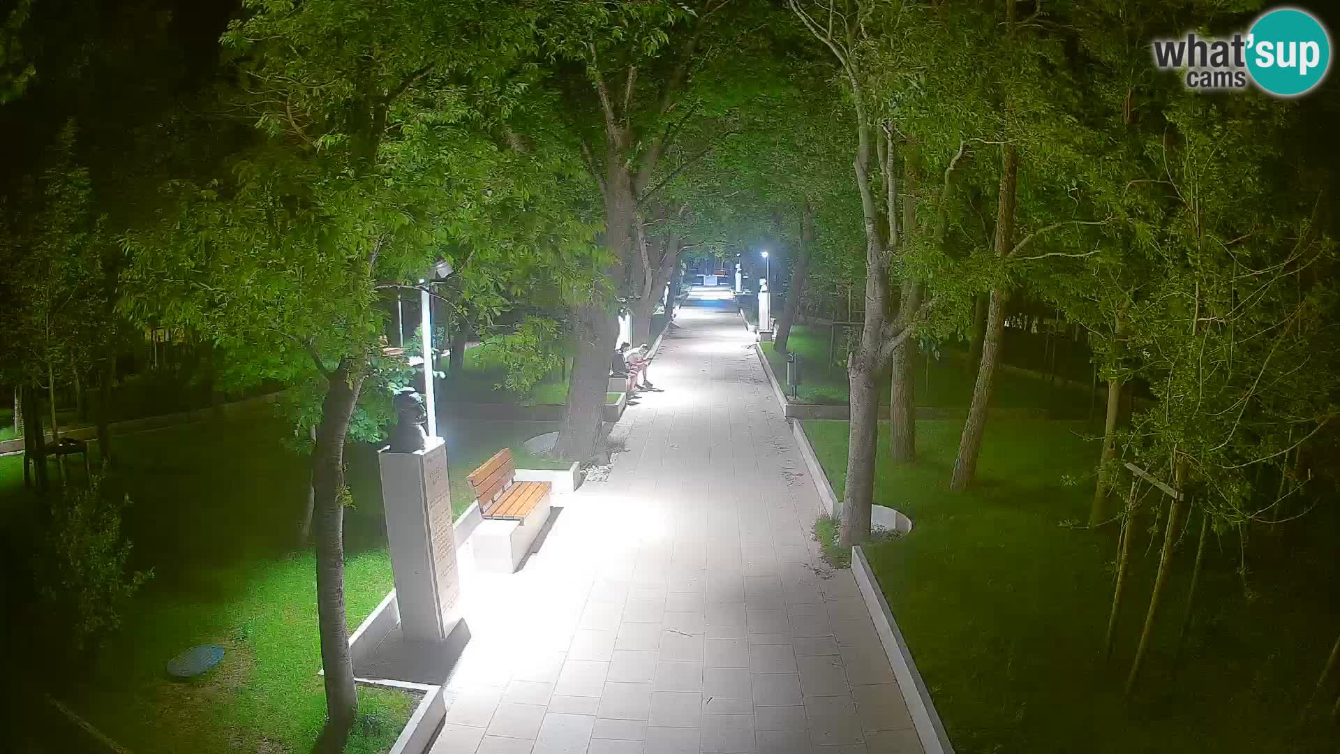 Webcam Schriftstellerpark Senj – Live am Meer