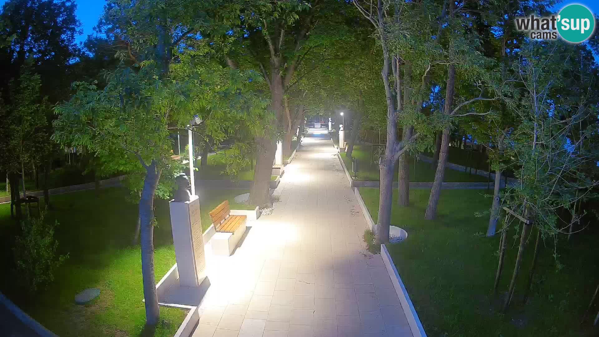 Writers’ Park Webcam Senj – Live by the Sea