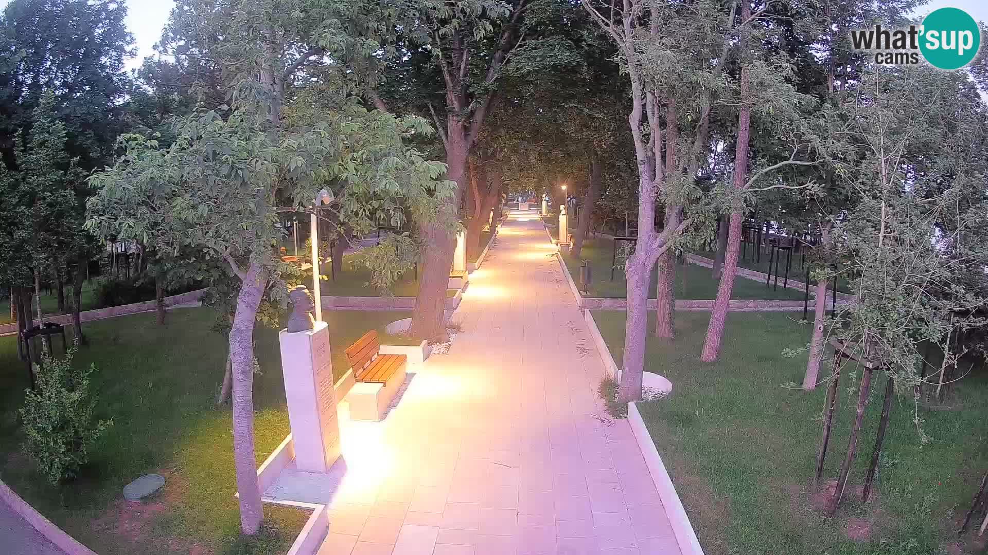 Writers’ Park Webcam Senj – Live by the Sea