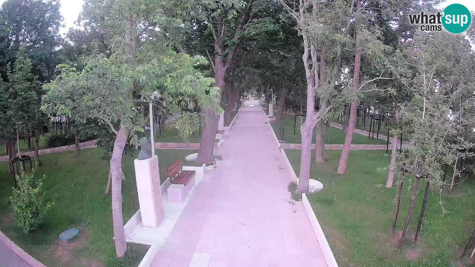 Writers’ Park Webcam Senj – Live by the Sea