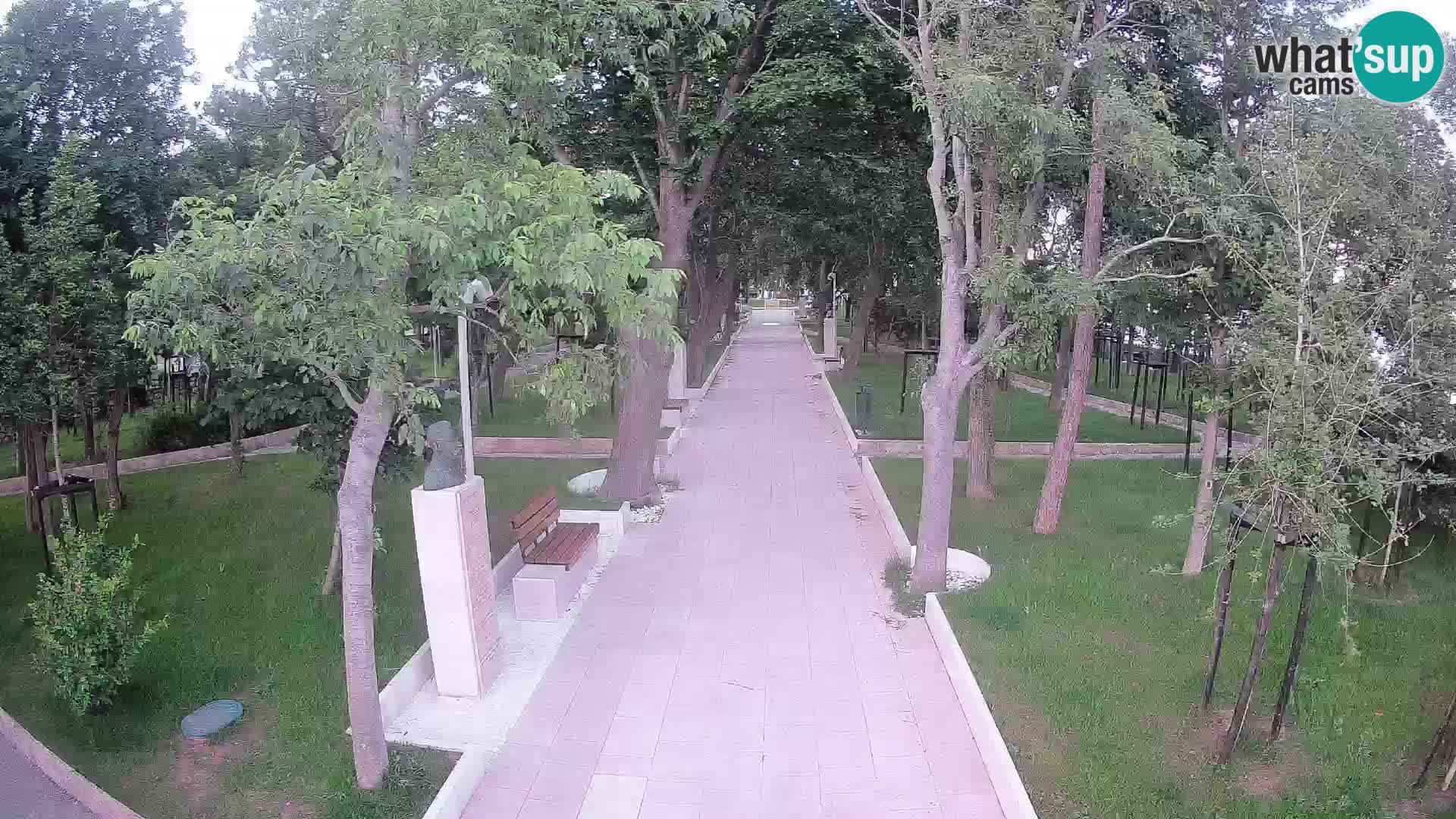 Writers’ Park Webcam Senj – Live by the Sea