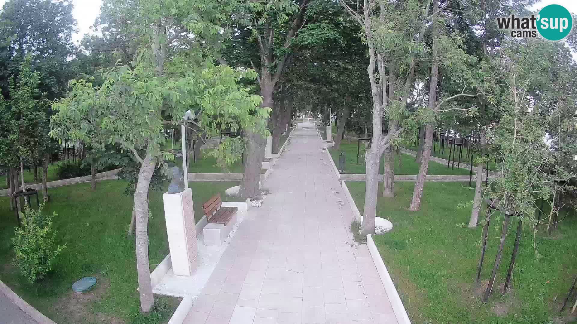 Webcam Schriftstellerpark Senj – Live am Meer