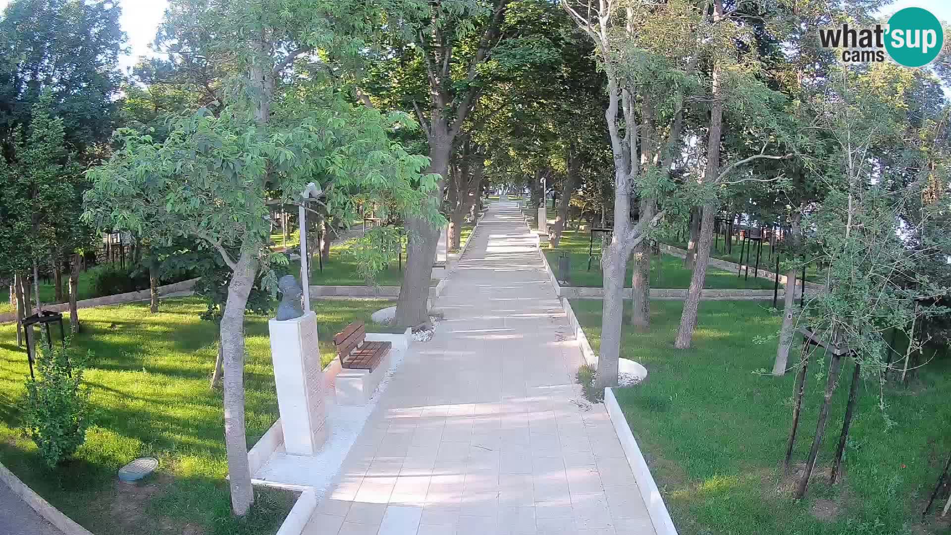 Writers’ Park Webcam Senj – Live by the Sea
