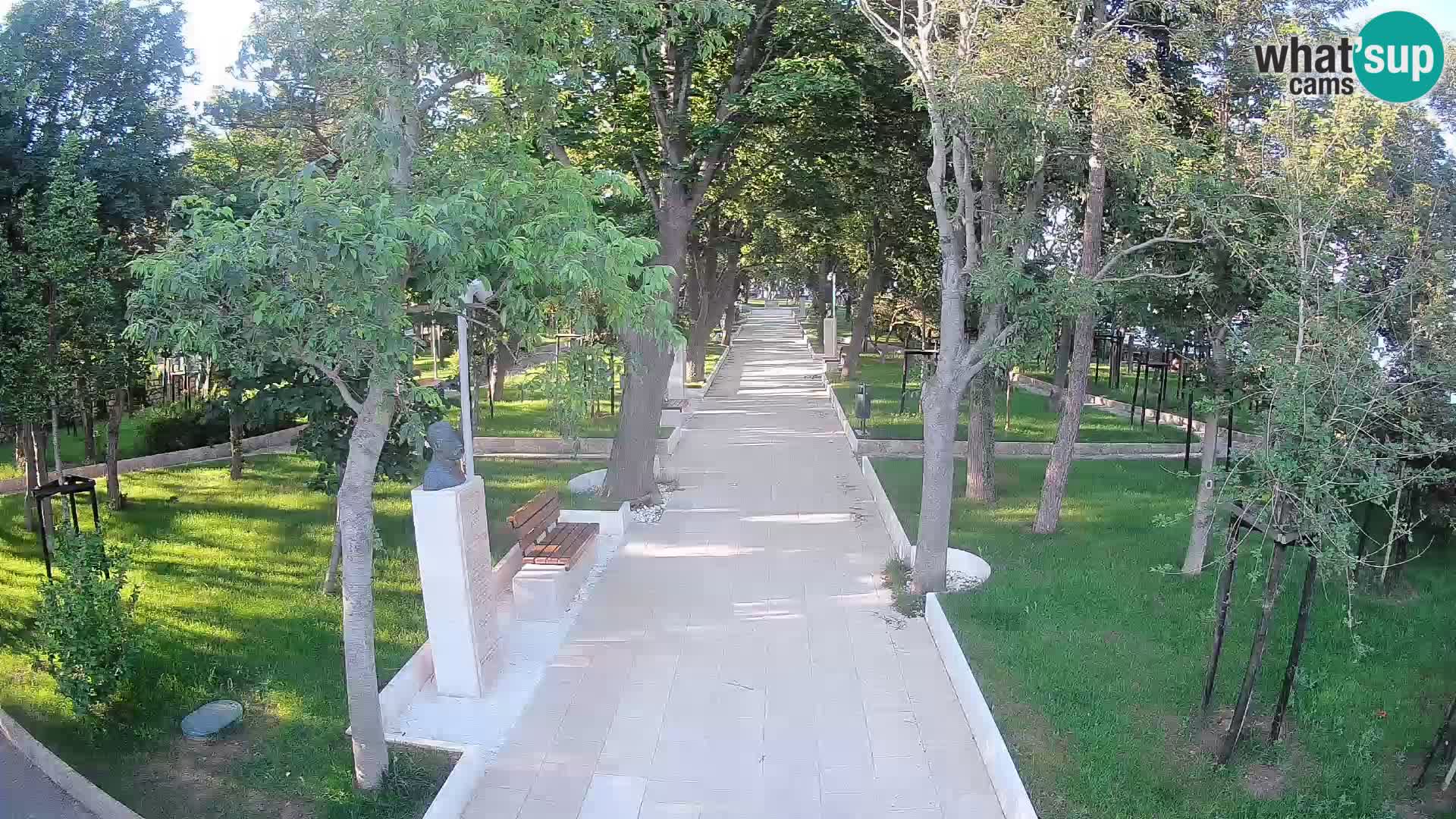 Webcam Schriftstellerpark Senj – Live am Meer