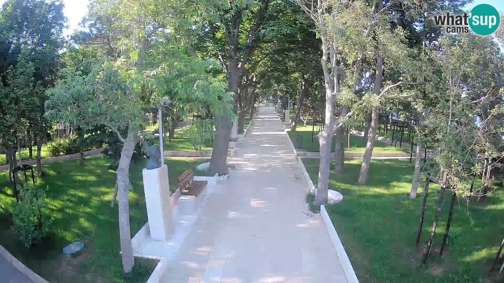 Writers’ Park Webcam Senj – Live by the Sea