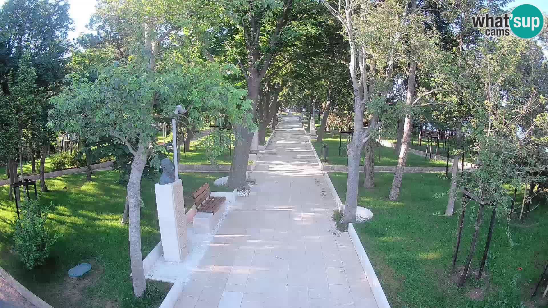 Writers’ Park Webcam Senj – Live by the Sea