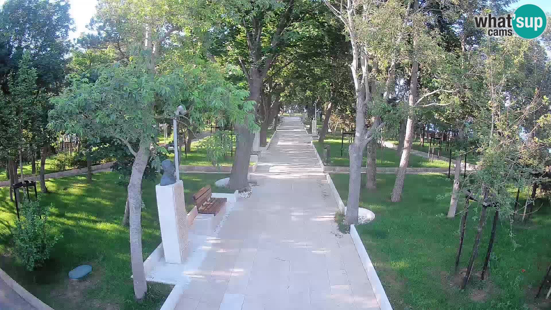 Webcam Schriftstellerpark Senj – Live am Meer
