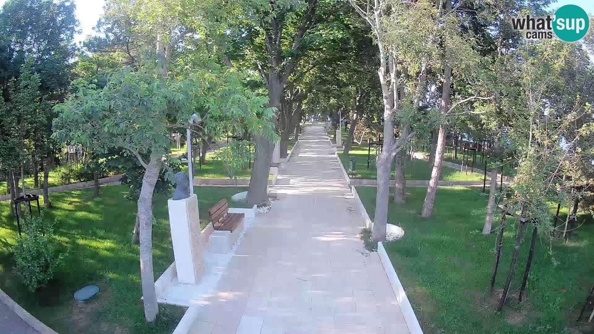 Webcam Schriftstellerpark Senj – Live am Meer