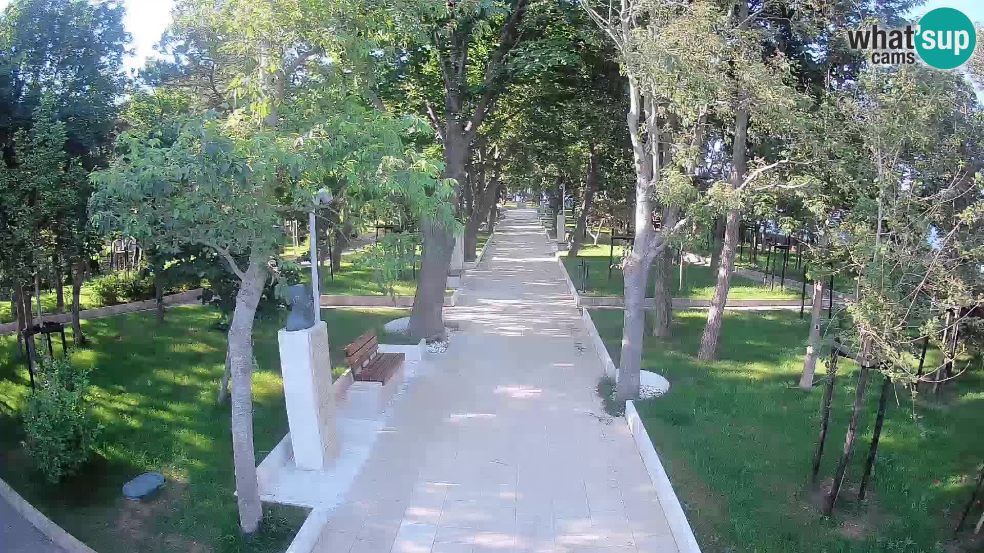 Writers’ Park Webcam Senj – Live by the Sea