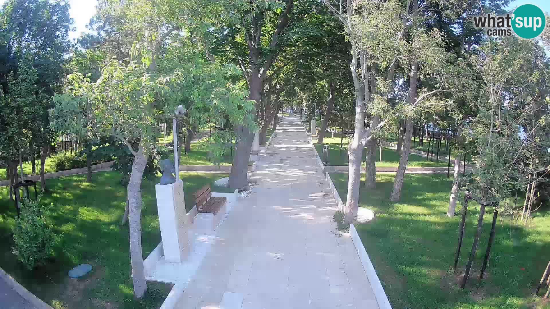 Writers’ Park Webcam Senj – Live by the Sea