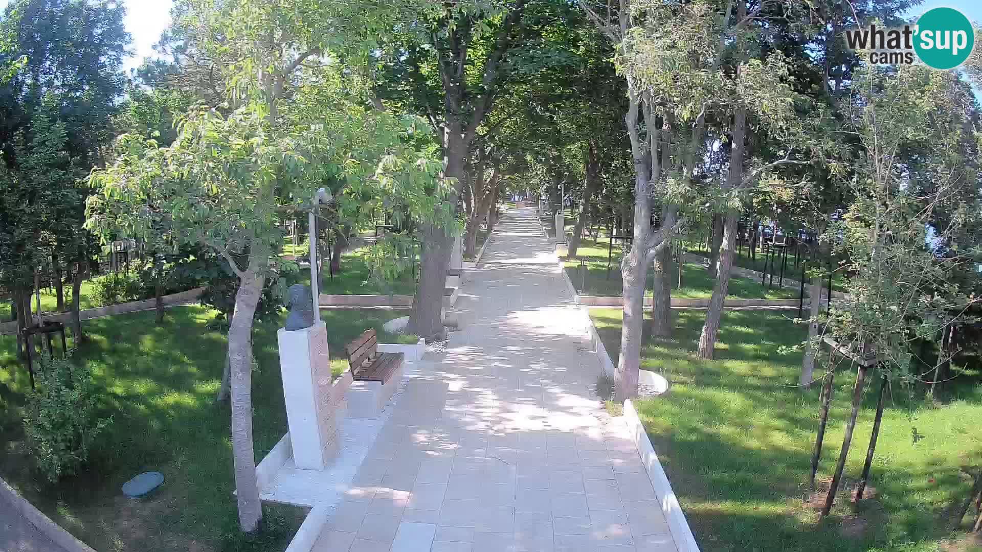 Writers’ Park Webcam Senj – Live by the Sea