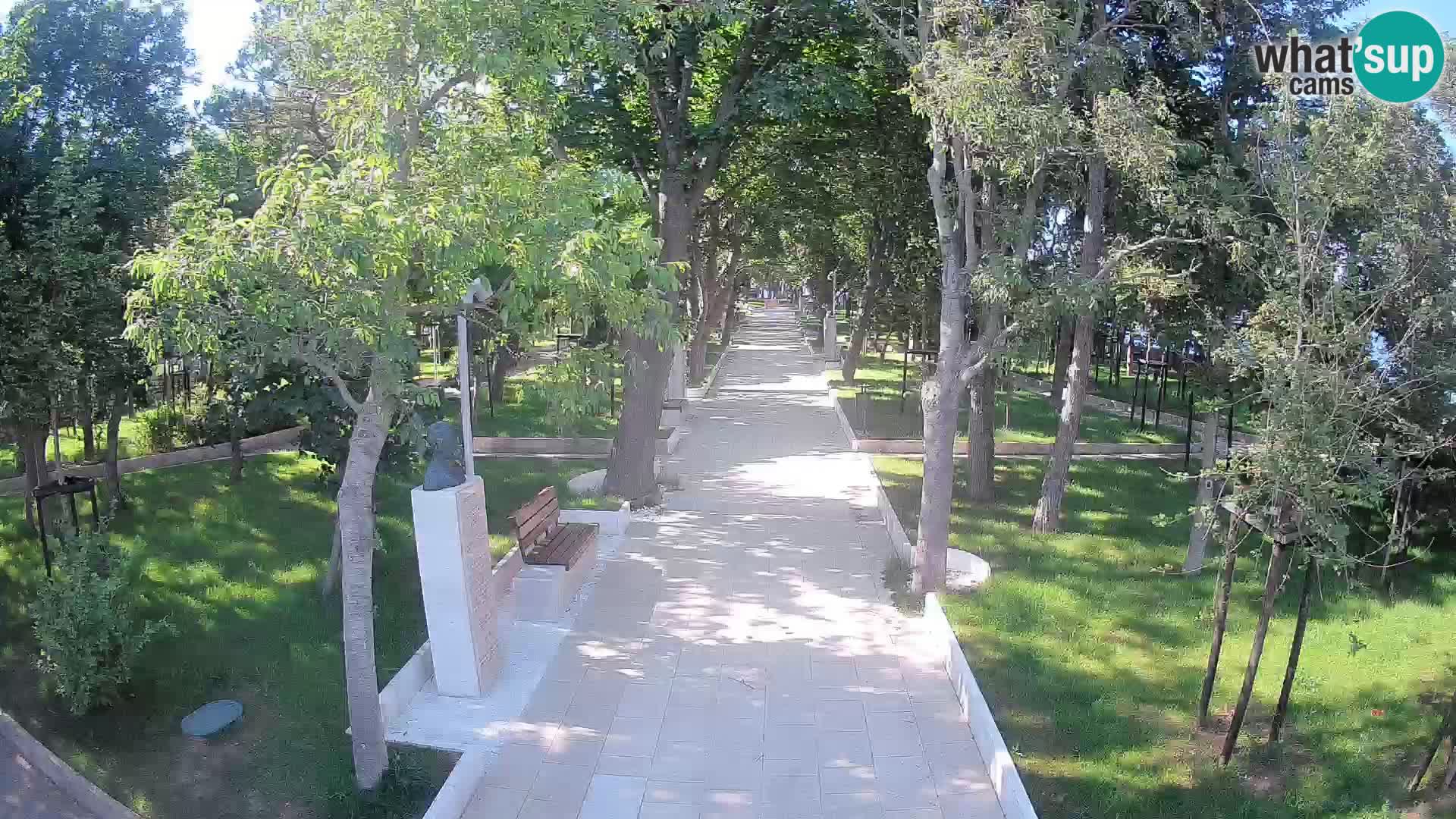 Writers’ Park Webcam Senj – Live by the Sea