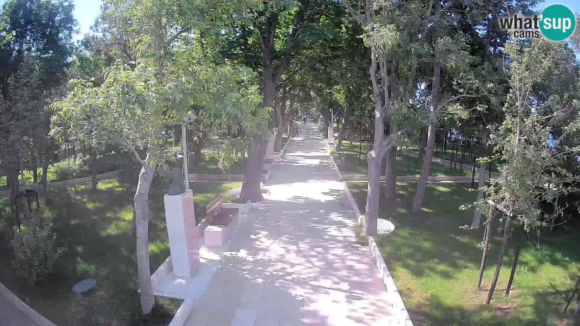 Writers’ Park Webcam Senj – Live by the Sea