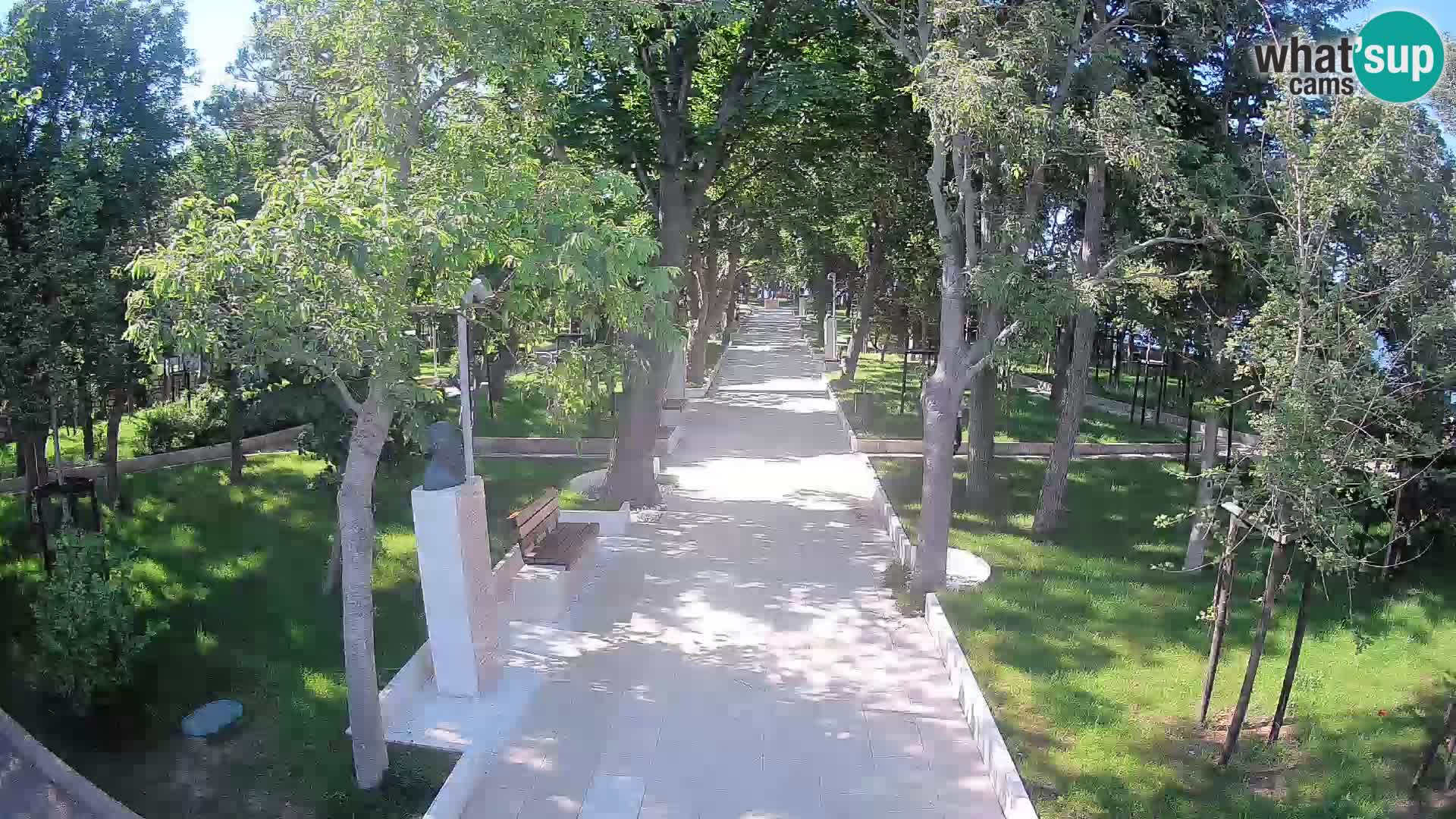 Writers’ Park Webcam Senj – Live by the Sea
