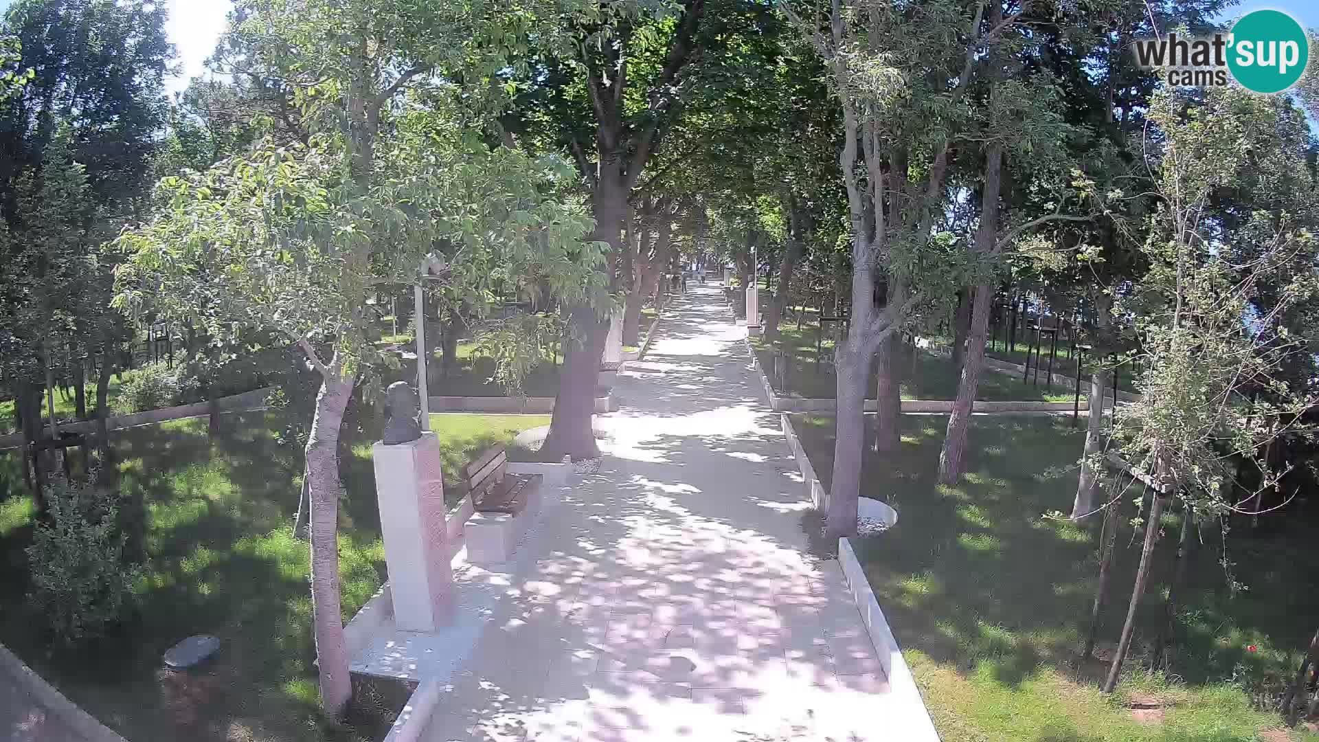 Writers’ Park Webcam Senj – Live by the Sea