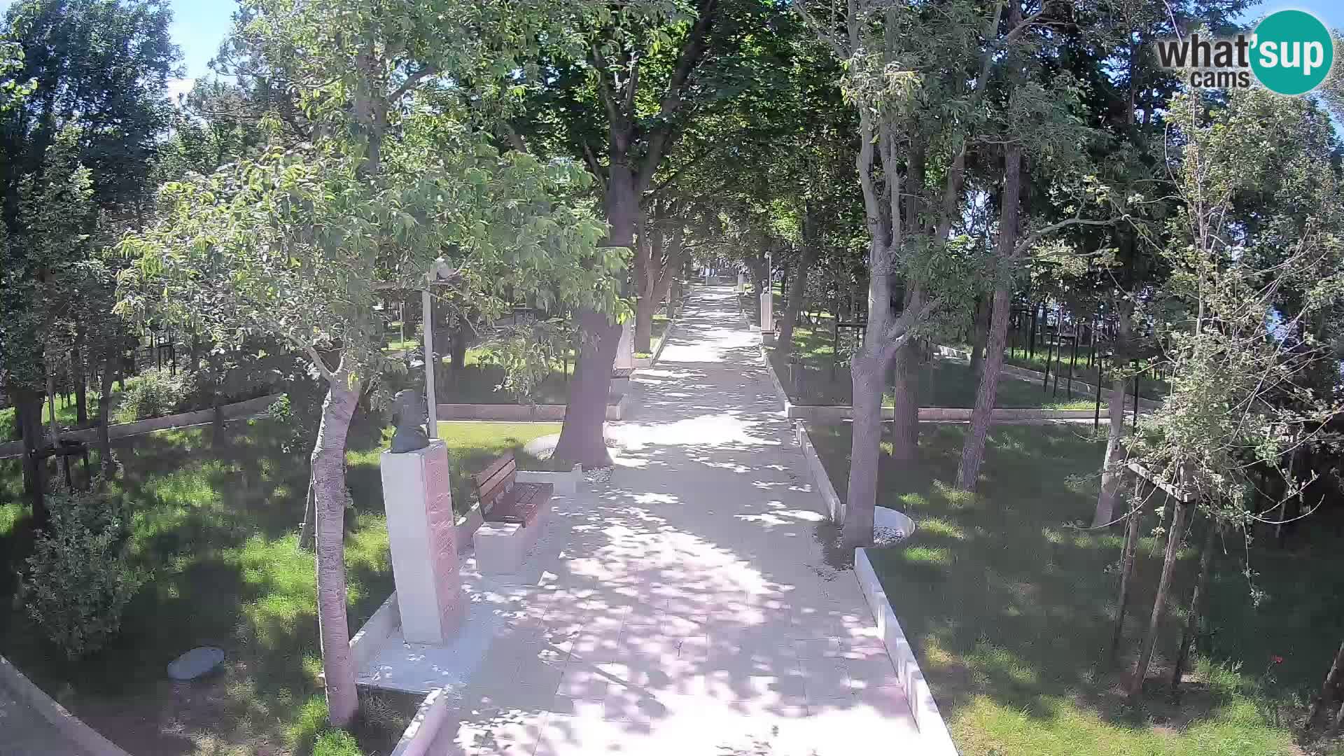 Writers’ Park Webcam Senj – Live by the Sea