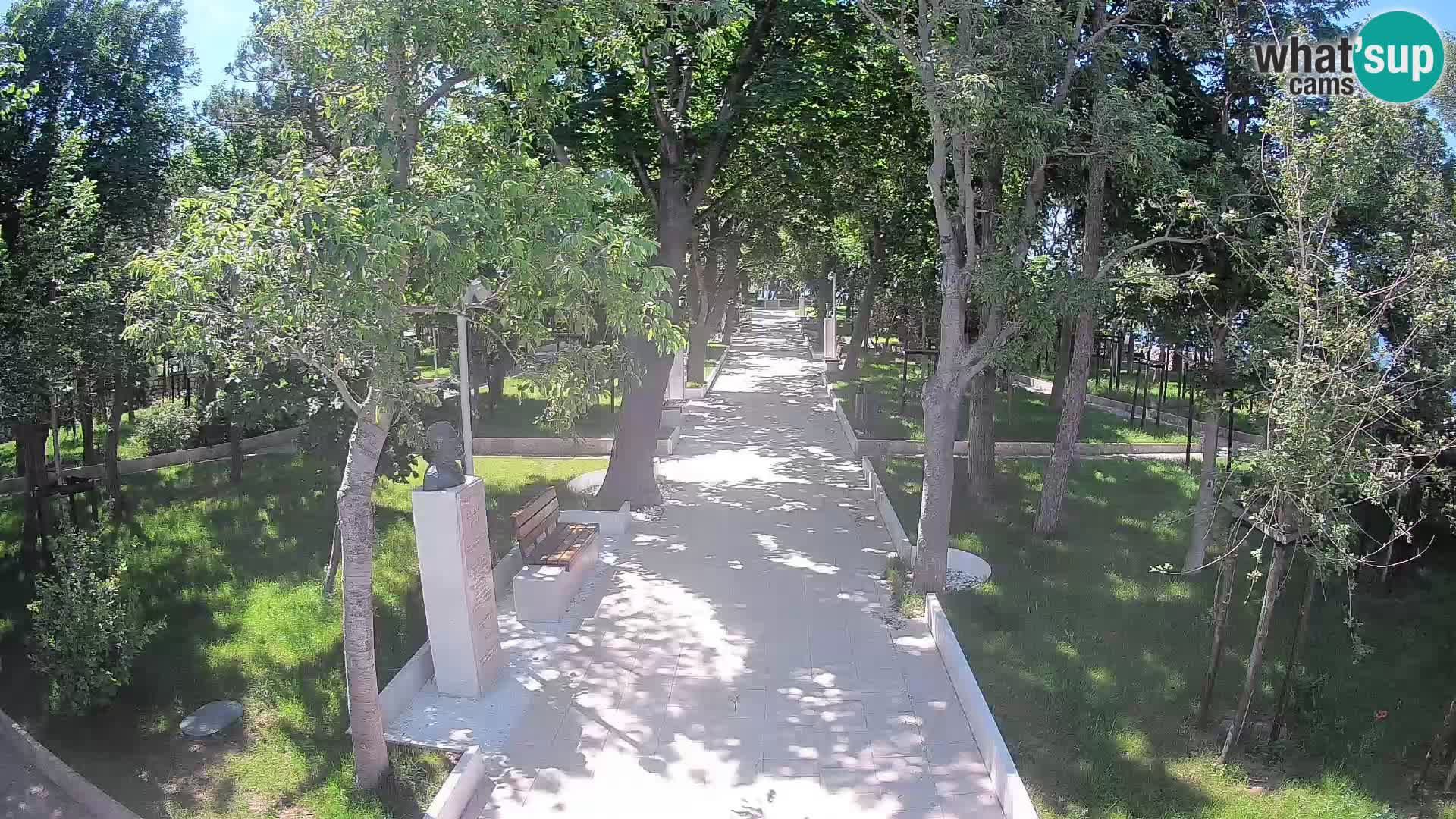 Writers’ Park Webcam Senj – Live by the Sea