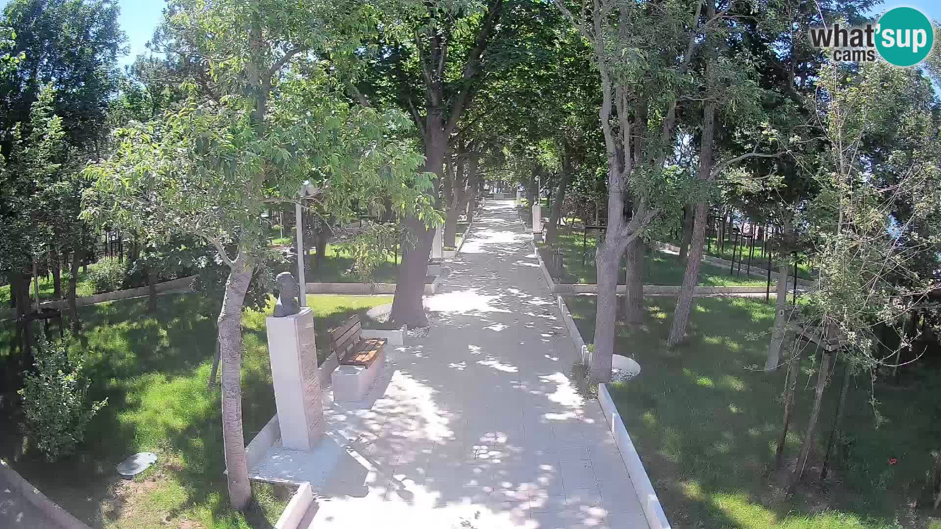 Writers’ Park Webcam Senj – Live by the Sea