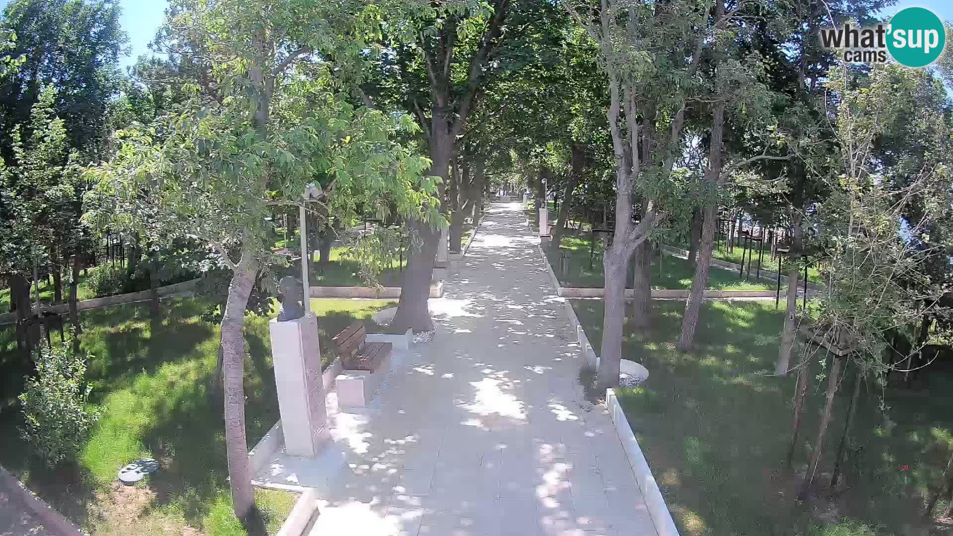 Writers’ Park Webcam Senj – Live by the Sea