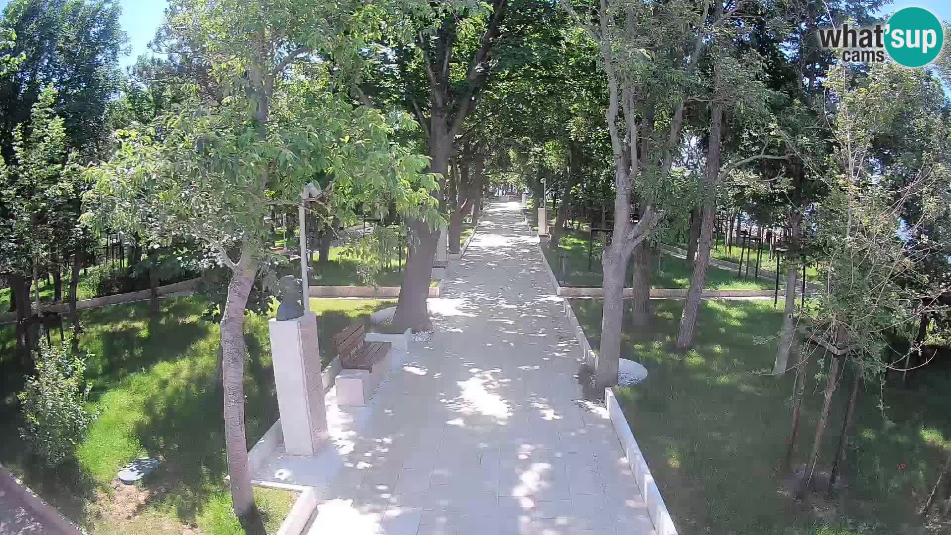 Writers’ Park Webcam Senj – Live by the Sea