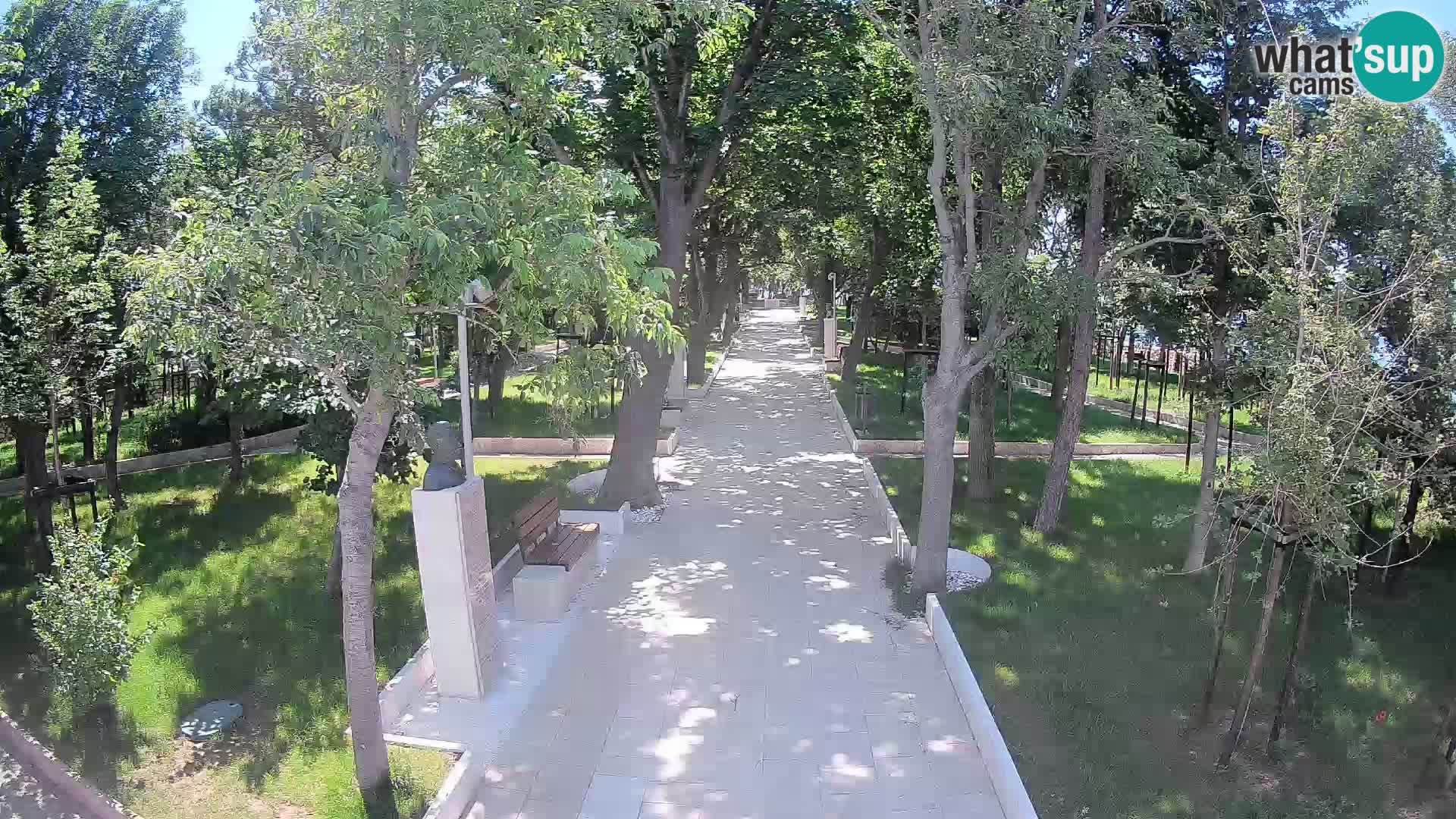 Writers’ Park Webcam Senj – Live by the Sea