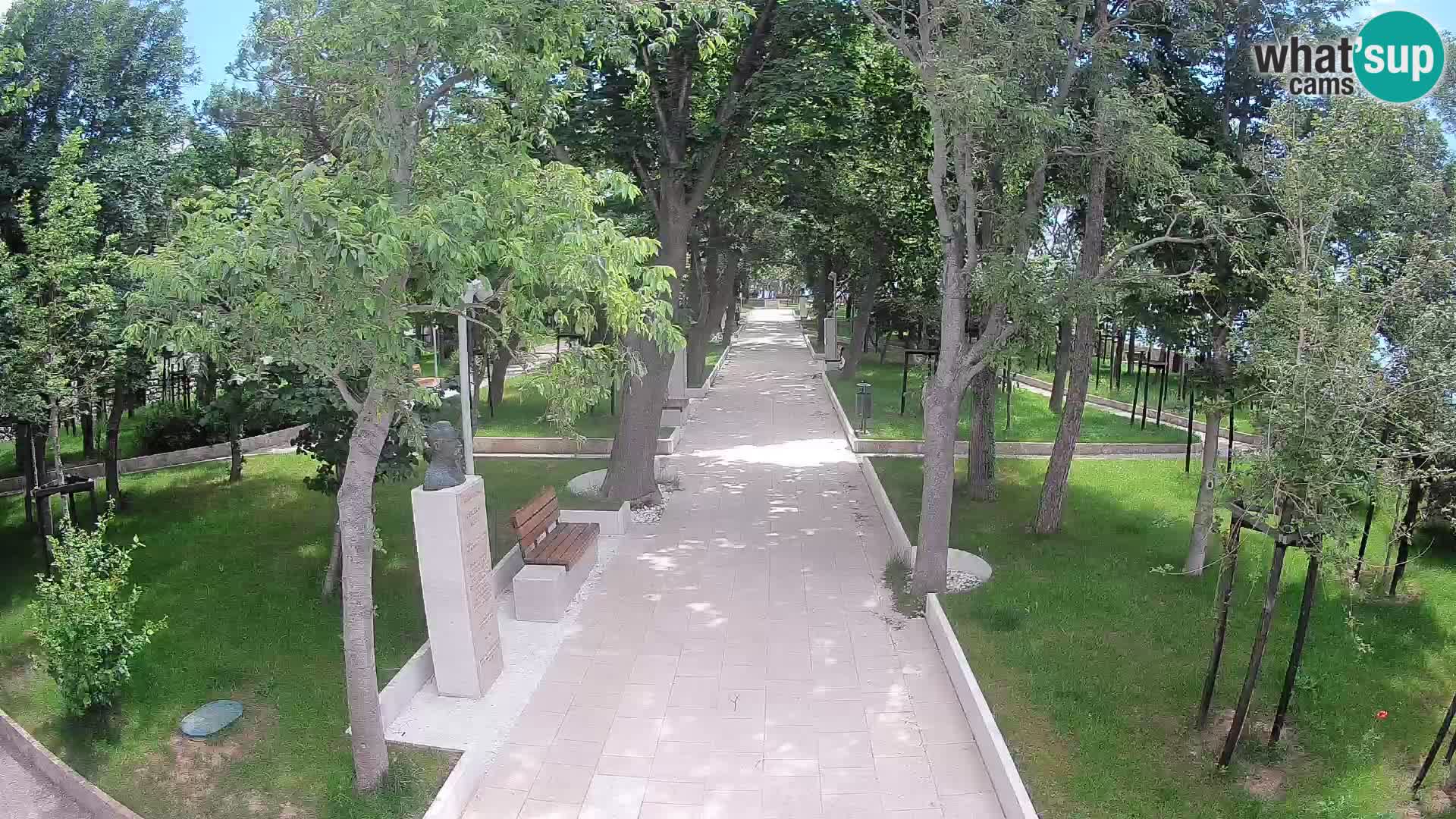 Writers’ Park Webcam Senj – Live by the Sea