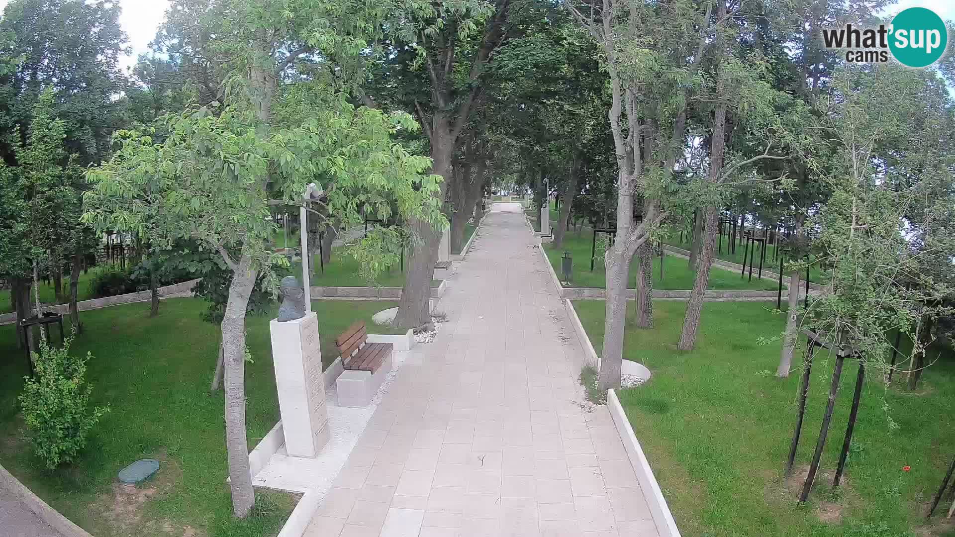 Writers’ Park Webcam Senj – Live by the Sea