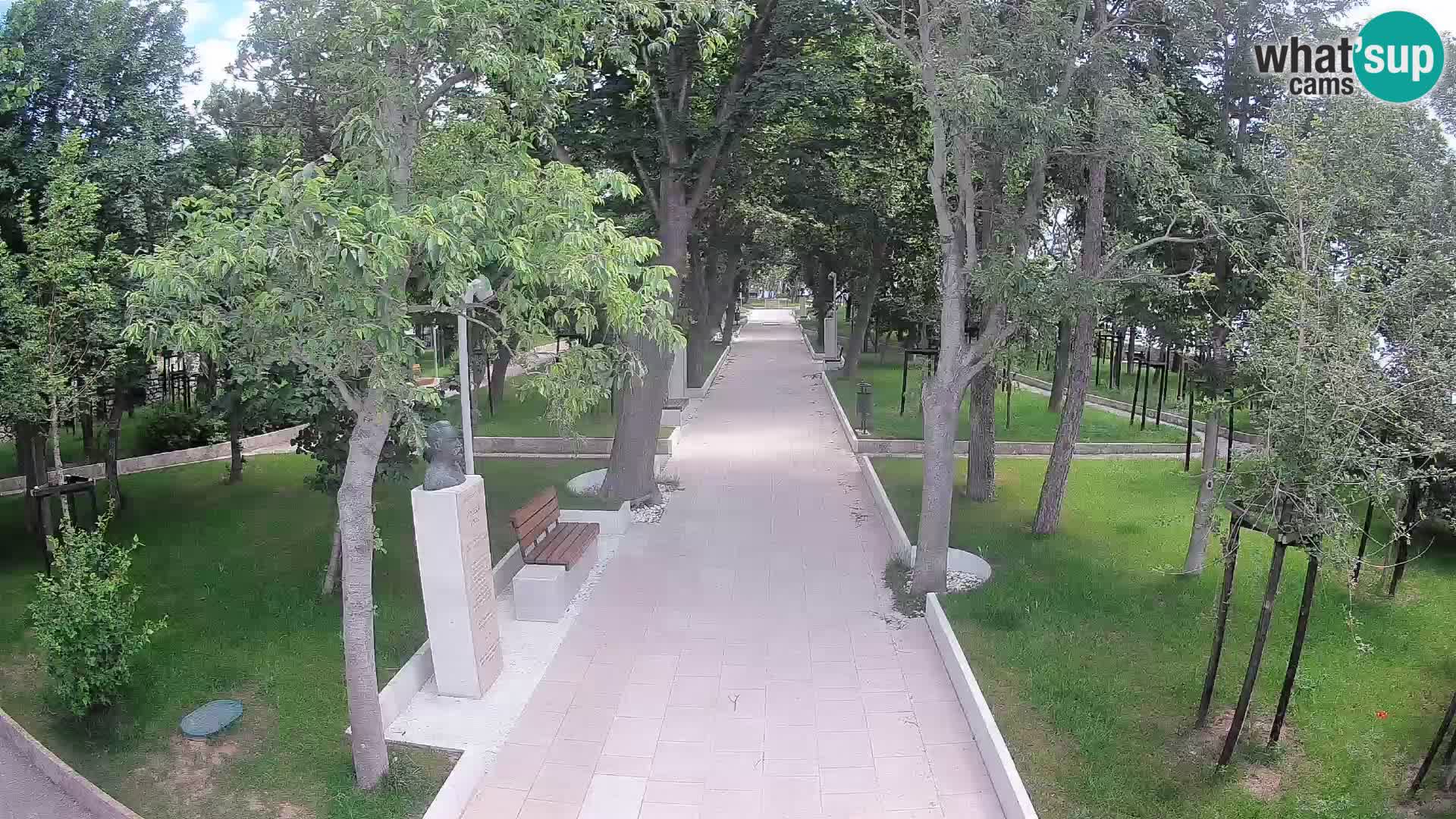 Writers’ Park Webcam Senj – Live by the Sea