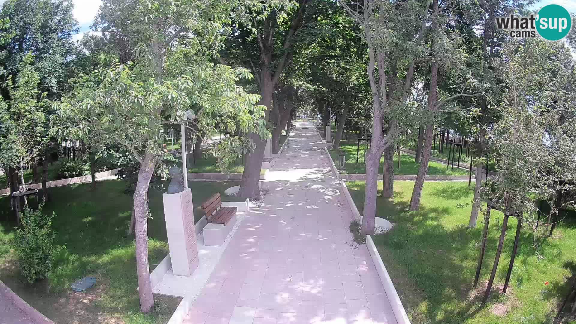 Writers’ Park Webcam Senj – Live by the Sea