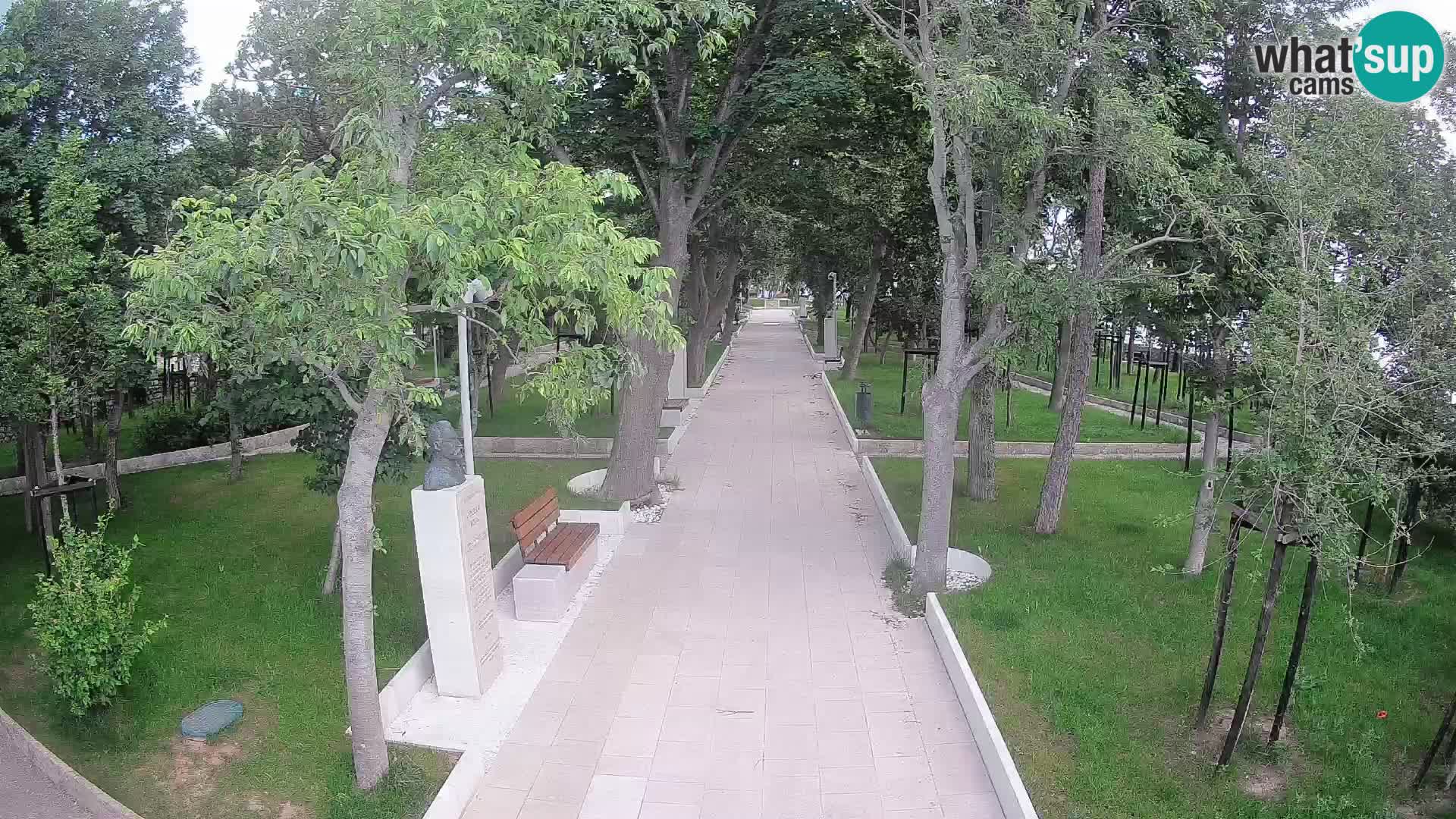 Writers’ Park Webcam Senj – Live by the Sea