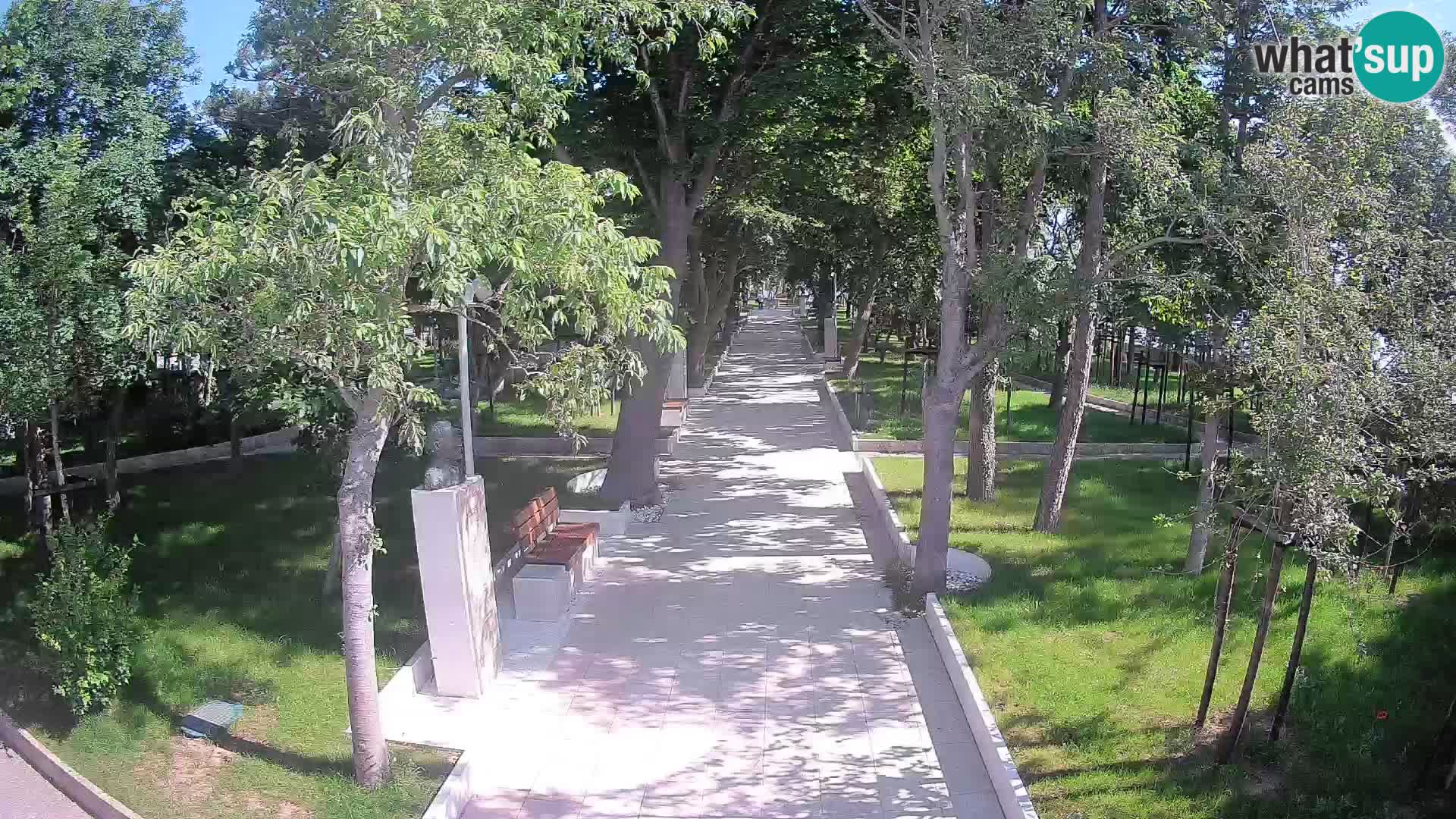 Webcam Schriftstellerpark Senj – Live am Meer