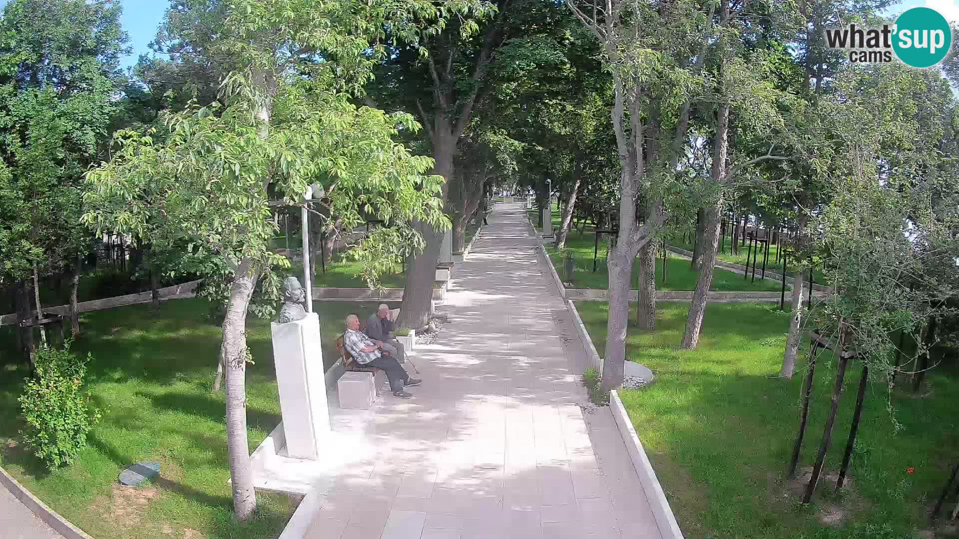 Writers’ Park Webcam Senj – Live by the Sea