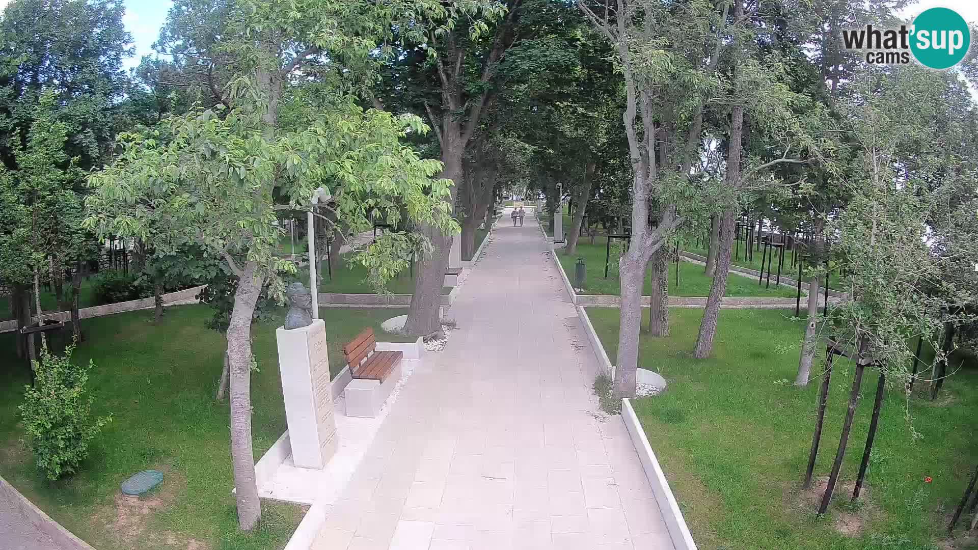 Webcam Schriftstellerpark Senj – Live am Meer