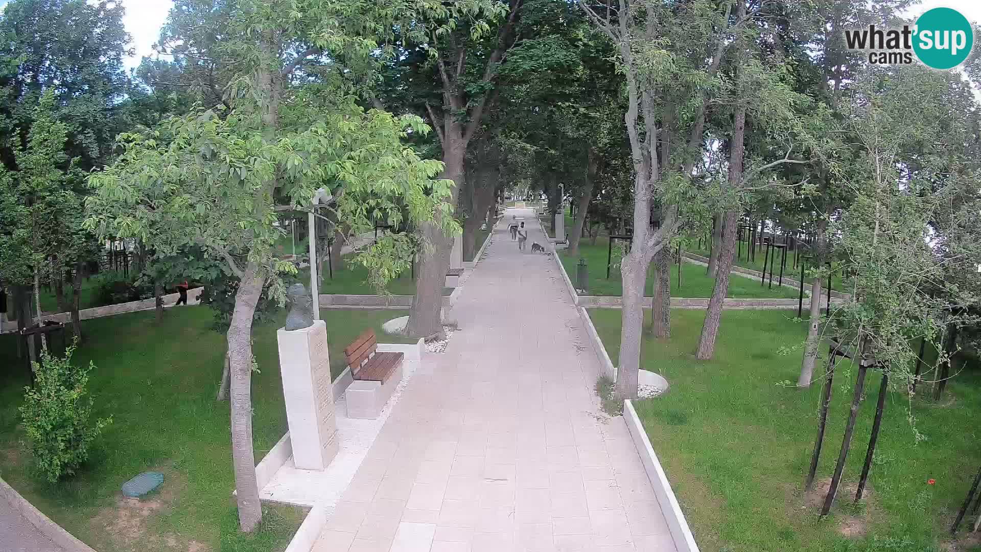 Writers’ Park Webcam Senj – Live by the Sea