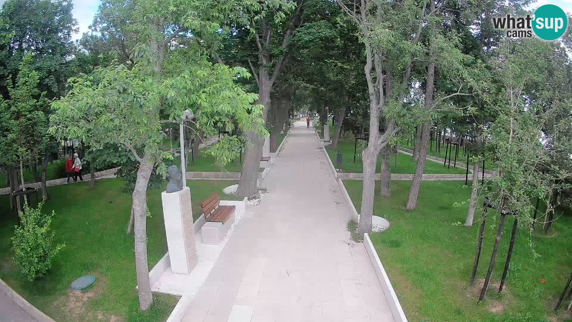 Webcam Schriftstellerpark Senj – Live am Meer