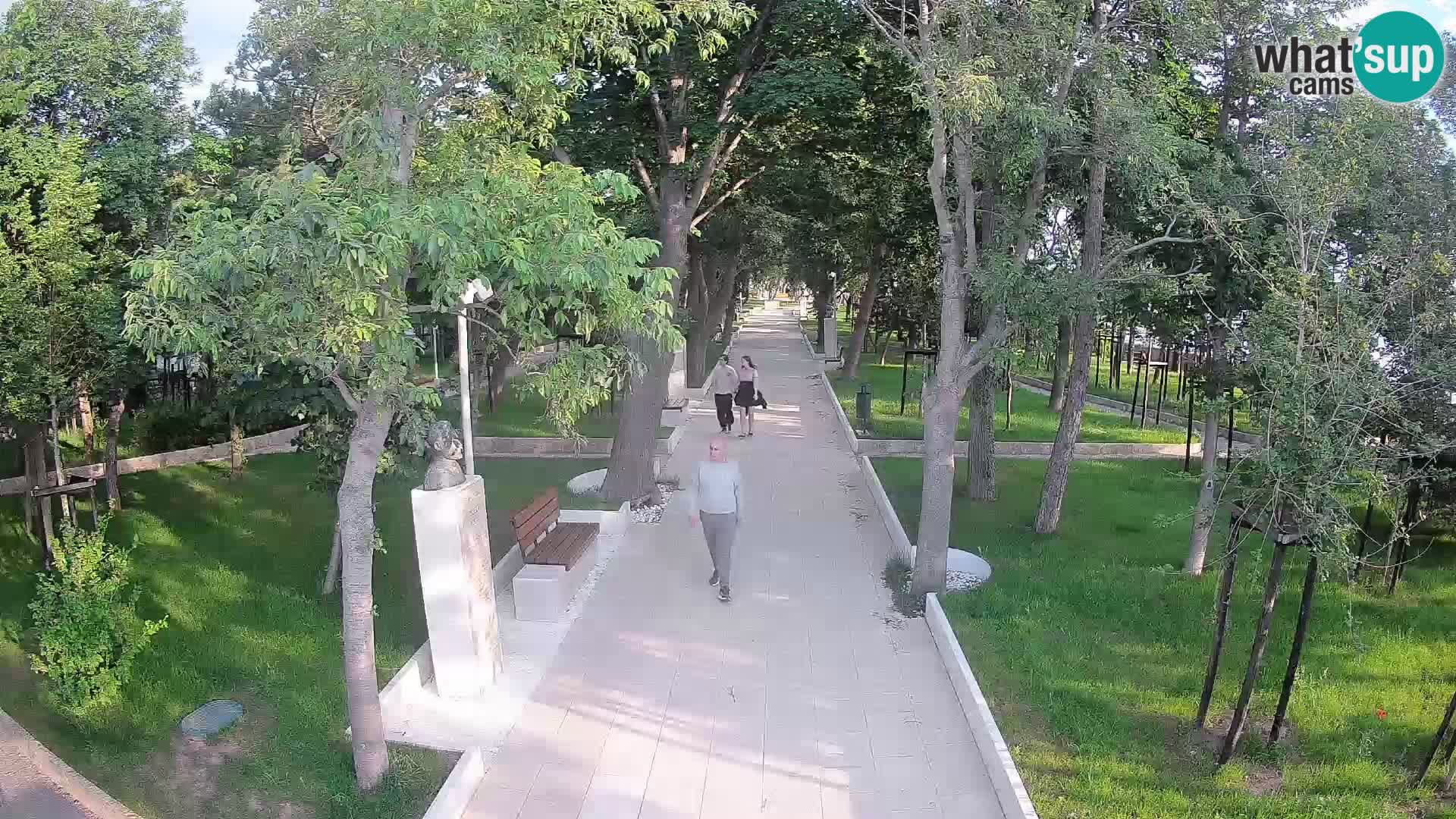Writers’ Park Webcam Senj – Live by the Sea