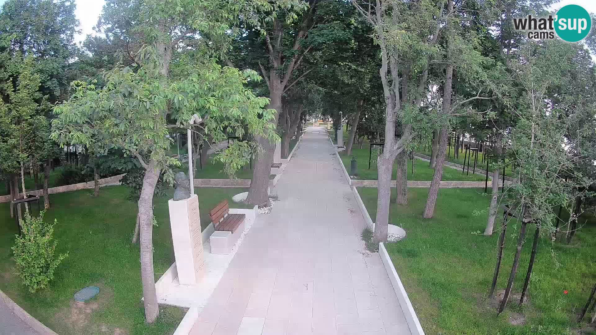 Writers’ Park Webcam Senj – Live by the Sea